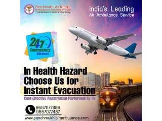 Hire Panchmukhi Air Ambulance Service in Bhubaneswar with Effective Medical Crew