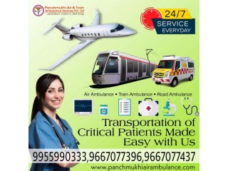 Obtain Panchmukhi Air Ambulance Service in Mumbai Magnificent Medical Services