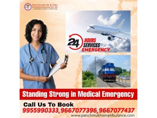Use Well Maintained Medical Crew by Panchmukhi Air Ambulance Service in Indore