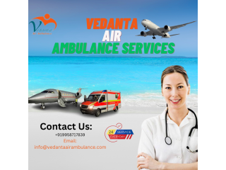 Complete Medical Care Support by Air Ambulance Services in Ahmedabad by Vedanta.