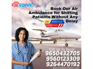 Avail High-Class Medical Facility Air Ambulance in Bangalore by Medivic