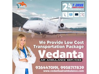 Choose Vedanta Air Ambulance Services in Indore for Advanced Life Care Ventilator Setup