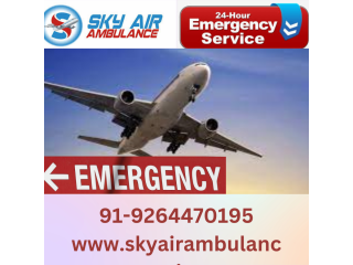 Choose Affordable Air  Medical Ambulance from Pondicherry by Sky Air