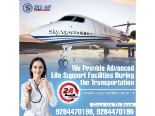 Sky Air Ambulance from Raipur to Delhi| Most Up-To-Date Medical Technology