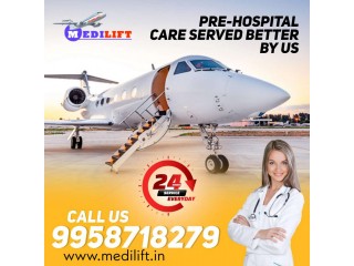Medilift Air Ambulance Service in Silchar is Available Now