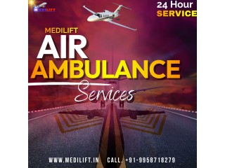 Medilift Air Ambulance Service in Varanasi with Complete Medical Setup