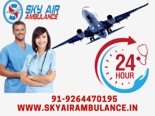 Top Class ICU Setup Air Ambulance from Lucknow by Sky Air