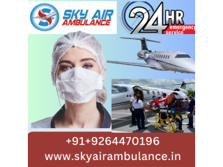 Get the Quickest Transportation of the Patient in Silchar by Sky Air Ambulance