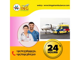 King Air Ambulance Service in Dibrugarh| Cost- Effective  Transport Medium