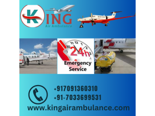 Multy Specialty Air Ambulance in Brahmpur by King Air