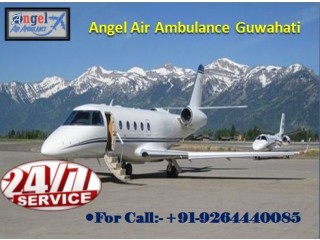 Opt for Angel Air Ambulance Service from Guwahati for Convenient Transportation via Air