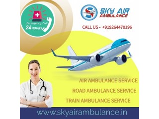 Hire Magnificent ICU Support Air ambulance in Patna by Sky