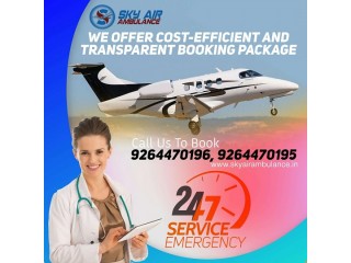 Take Scrumptious Air Ambulance in Ranchi with ICU Support by Sky
