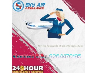 Get Country Best Air Ambulance in Kolkata at an Affordable Price by Sky