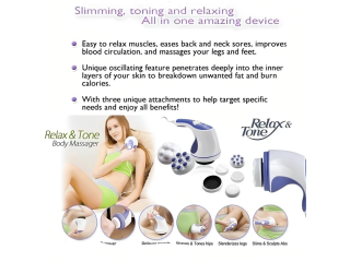 Relax And Tone Spin Body Massager, Well Mart, 03208727951