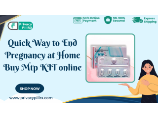 Quick way to end pregnancy at home Buy Mtp KIT online