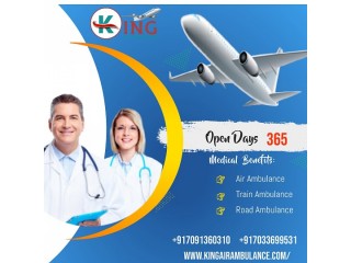 Pick Superior and Secure Air Ambulance in Ranchi with ICU Setup by King
