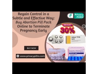 Regain Control in a Subtle and Effective Way: Buy Abortion Pill Pack Online to Terminate Pregnancy Early