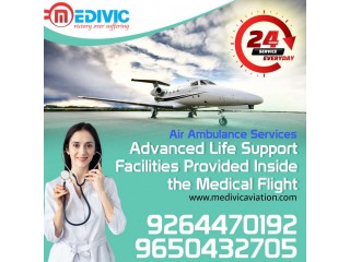 Get the Finest Life Support by Medivic Air Ambulance in Patna