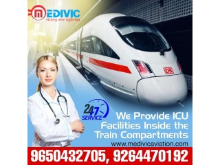 Acquire Dedicated Medical Care by Medivic Train Ambulance in Patna