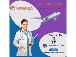 Hire the Budget Friendly Air Ambulance Service in Raipur by Panchmukhi