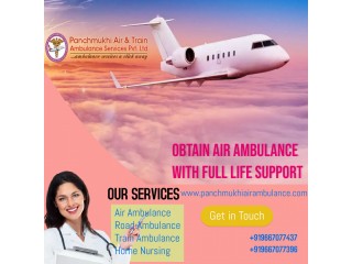 Use Top Grade Air Ambulance Service in Varanasi with Superior Medical Crew
