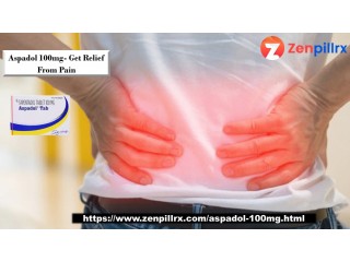 Purchase Aspadol 100mg  To Get Relief From Pain