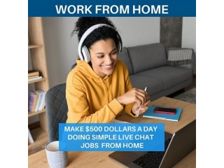 Chat From Home and Earn Up to $500 a Day