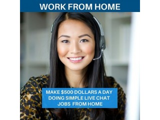 Get Paid up to $500 a Day as a Live Chat Assistant From Home